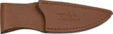 Hibben Thrower Triple Set 8.5 Inch Satin Stainless Blades One Piece With Leather Belt Sheath For Outdoorsmen by Hibben