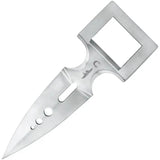 Hibben Push Dagger Belt Buckle GH5010 Satin Finish Stainless Blade One Piece Construction For Knife Enthusiasts by Hibben