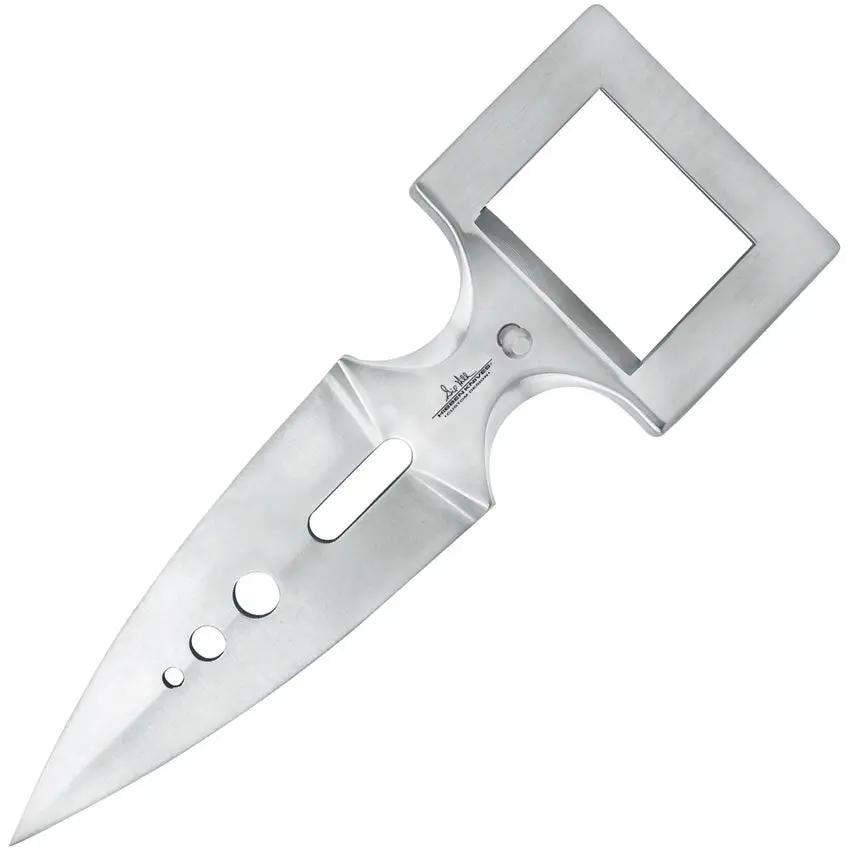 Hibben Push Dagger Belt Buckle GH5010 Satin Finish Stainless Blade One Piece Construction For Knife Enthusiasts by Hibben