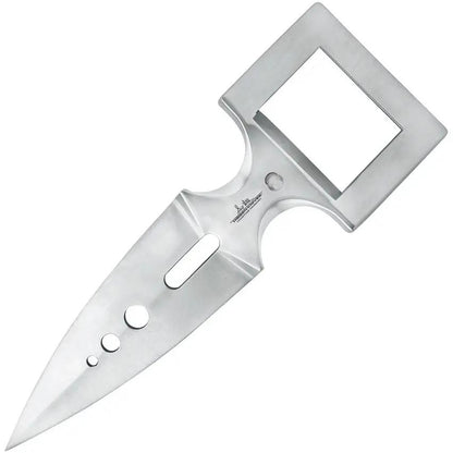 Hibben Push Dagger Belt Buckle GH5010 Satin Finish Stainless Blade One Piece Construction For Knife Enthusiasts by Hibben