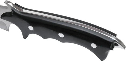 Hibben Legacy Combat Bowie Knife GH5027 Full Tang Satin Blade 12In With Lanyard Serialized Leather Sheath For Collectors by Hibben
