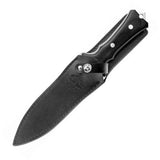 Hibben Legacy Boot Knife GH5059 Premium Dual Edge 6.13in Blade With Pakkawood Handle Glass Breaker Outdoorsmen by Hibben