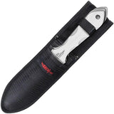 Hibben Three Piece Throwing Knife Set GH5071 For Outdoor Enthusiasts One-Piece 6-Inch Satin 3Cr13 Blades by Hibben