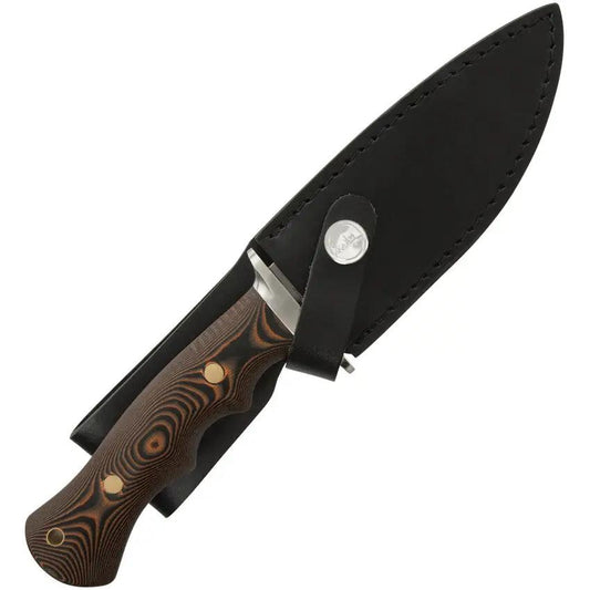 Hibben Tundra Bushcraft Knife GH5110 Full Tang Satin Blade Micarta Handle Survival Tool For Outdoor Enthusiasts by Hibben
