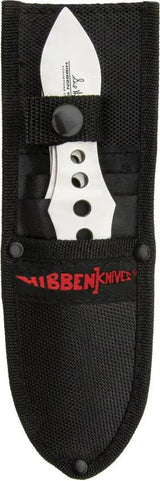 Hibben Master Thrower Set GH5118 Three Knife Throwing Kit With Satin 3Cr13 Blades And Nylon Belt Sheath For Enthusiasts by Hibben