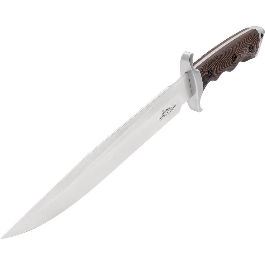 Hibben Tundra Toothpick GH5122 Fixed Blade Knife Premium Satin 420HC Blade With Micarta Handle For Outdoor Enthusiasts by Hibben