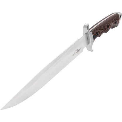 Hibben Tundra Toothpick GH5122 Fixed Blade Knife Premium Satin 420HC Blade With Micarta Handle For Outdoor Enthusiasts by Hibben
