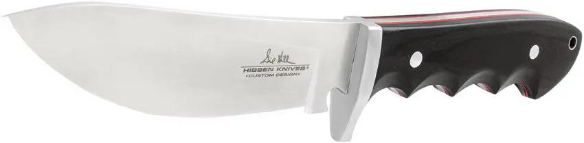 Hibben Pro Hunter Drop Point Knife GH5124 For Outdoorsmen Durable 5Cr15MoV Steel Leather Sheath by Hibben