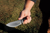 Hibben Pro Hunter Drop Point Knife GH5124 For Outdoorsmen Durable 5Cr15MoV Steel Leather Sheath by Hibben
