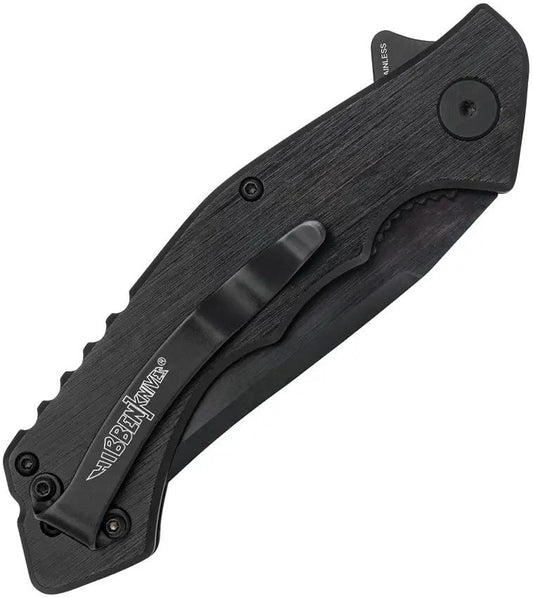 Hibben Whirlwind Yellow Jacket GH5131 Knife With Black Blade Extended Tang And Durable G10 Clip EDC by Hibben
