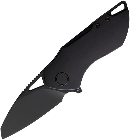 Grissom Knife & Tool Riverstone Framelock Black RIVERSTONE BLK by Grissom Knife & Tool