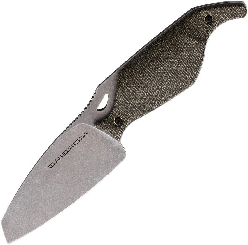 Grissom Knife & Tool Riverstone Fixed Blade OD RIVERSTONE-FIXED-OD-MICARTA by Grissom Knife & Tool