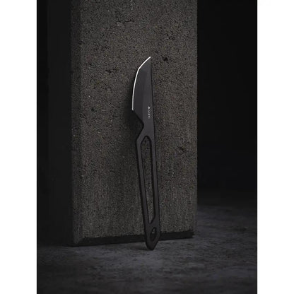 Glidr Sweeney Scalpel Neck Knife - 1.5 Inch Black PVD CPM S35VN Modified Tanto Blade with Skeletonized Handle by Glidr