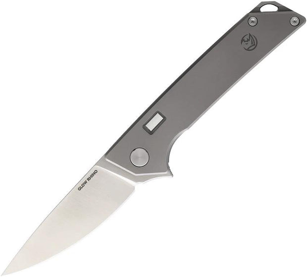 Glow Rhino Reactor Framelock KNIFE-101-TI-S35VN-XG by Glow Rhino
