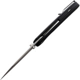 Glow Rhino Lightbringer Linerlock - Self-Powered Tritium Illumination, Nitro V Steel Blade, Black G10 Handle by Glow Rhino