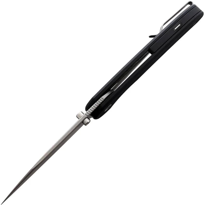 Glow Rhino Lightbringer Linerlock - Self-Powered Tritium Illumination, Nitro V Steel Blade, Black G10 Handle by Glow Rhino