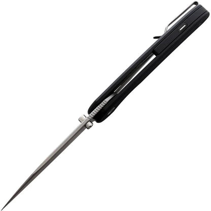 Glow Rhino Lightbringer Linerlock - Self-Powered Tritium Illumination, Nitro V Steel Blade, Black G10 Handle by Glow Rhino