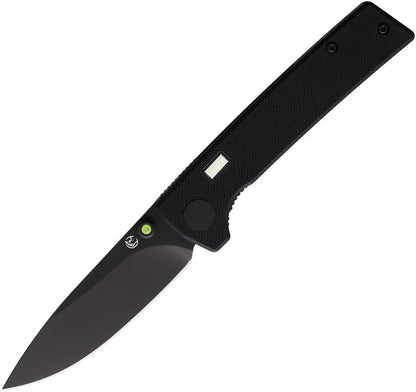 Glow Rhino Fermi Linerlock Black/ Green FERMI-Z-G10-Z-D2-XG-GG by Glow Rhino