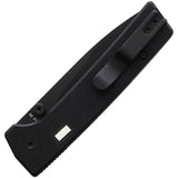 Glow Rhino Fermi Linerlock Black Green - D2 Tool Steel Blade With Black PVD Coating And Tritium Inlay by Glow Rhino