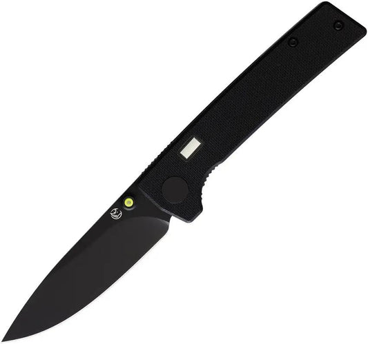 Glow Rhino Fermi Linerlock Black/ Yellow FERMI-Z-G10-Z-D2-XG-YG by Glow Rhino