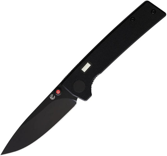 Glow Rhino Fermi Linerlock Black/ Red FERMI-Z-G10-Z-D2-XG-RG by Glow Rhino
