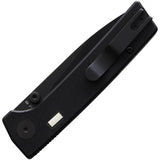 Glow Rhino Fermi Linerlock - Black D2 Tool Steel Blade With Green Tritium Inlay And Red Thumb Stud by Glow Rhino