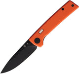 Glow Rhino Fermi Linerlock Black/Blaze FERMI-BO-G10-Z-D2-XG-ZG by Glow Rhino