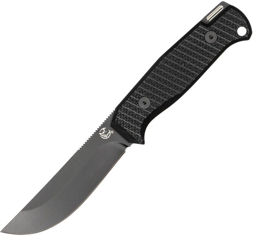 Glow Rhino Bohr Fixed Blade Black BOHR-Z-G10-Z-DC53-XG by Glow Rhino