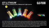 Glo-Toob Lithium Series Green - Compact, 360 Viewable LED, 11 Modes, Splashproof Tailcap by Glo-Toob