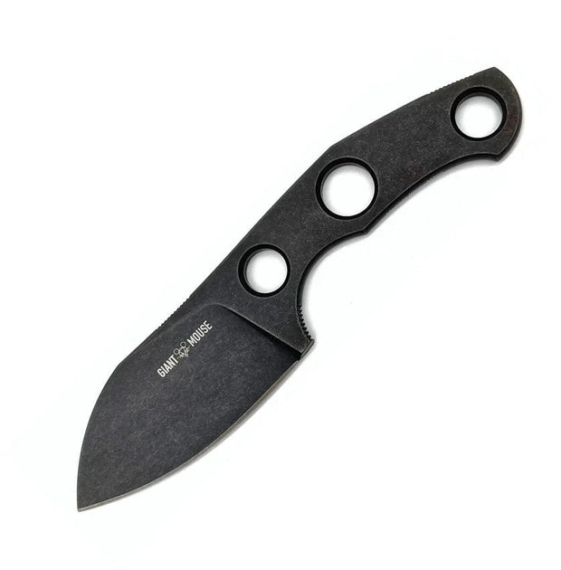 Giant Mouse GMF1-F Fixed Blade Black PVD 810064910111 by Giant Mouse