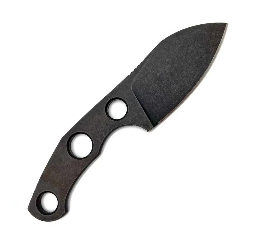 Giant Mouse GMF1-F Fixed Blade Knife M390 One Piece Leather Belt Sheath Precision EDC For Outdoors And Collectors by Giant Mouse