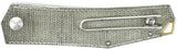GiantMouse Ace Clyde Linerlock Knife For EDC Enthusiasts With Elmax Blade And Green Micarta Handle by Giant Mouse