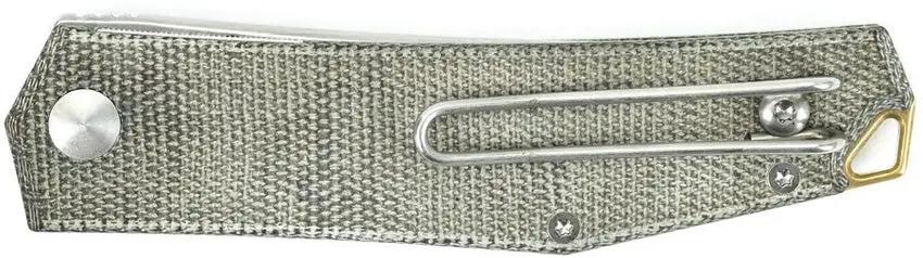 GiantMouse Ace Clyde Linerlock Knife For EDC Enthusiasts With Elmax Blade And Green Micarta Handle by Giant Mouse