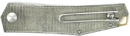 GiantMouse Ace Clyde Linerlock Knife For EDC Enthusiasts With Elmax Blade And Green Micarta Handle by Giant Mouse