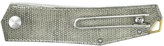 GiantMouse Ace Clyde Linerlock Knife For EDC Enthusiasts With Elmax Blade And Green Micarta Handle by Giant Mouse