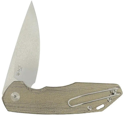 GiantMouse Ace Corta Linerlock Green Micarta EDC Knife M390 Blade for Everyday Carry Enthusiasts by Giant Mouse