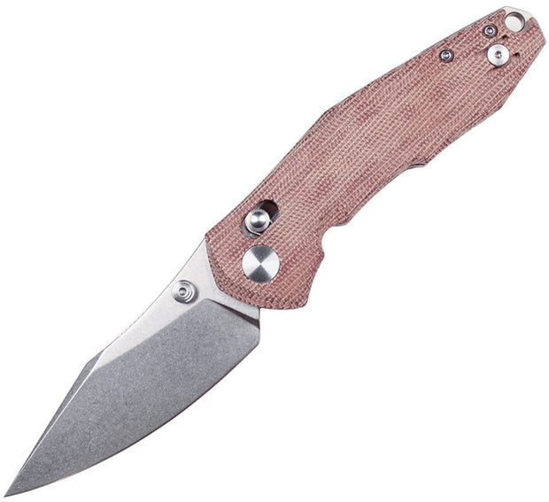 Giant Mouse ACE Nazca Crossbar Lock Knife Micarta Handle M390 Blade 3.13in EDC Ready by Giant Mouse