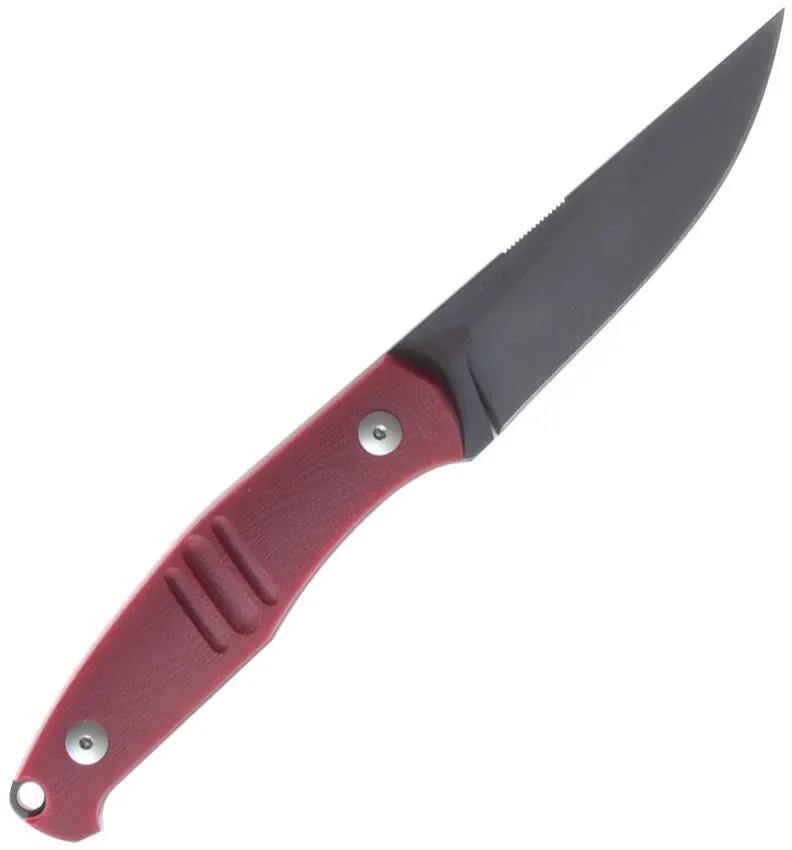 Giant Mouse GMF2 Fixed Blade Knife With Full Tang Bohler N690 Blade Red G10 Handle Outdoor EDC by Giant Mouse