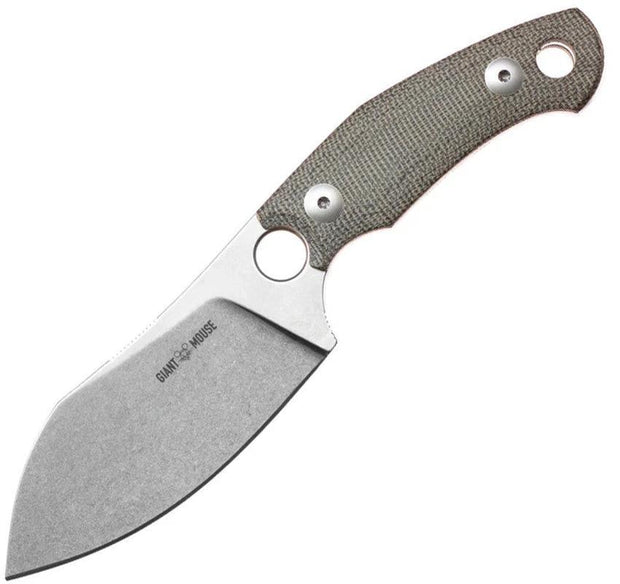 Giant Mouse GMF1-XL Fixed Blade Grn Mic 810064911880 by Giant Mouse