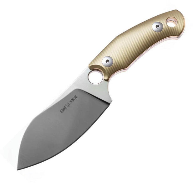 Giant Mouse GMF1-XL Fixed Blade Brass 810064911897 by Giant Mouse