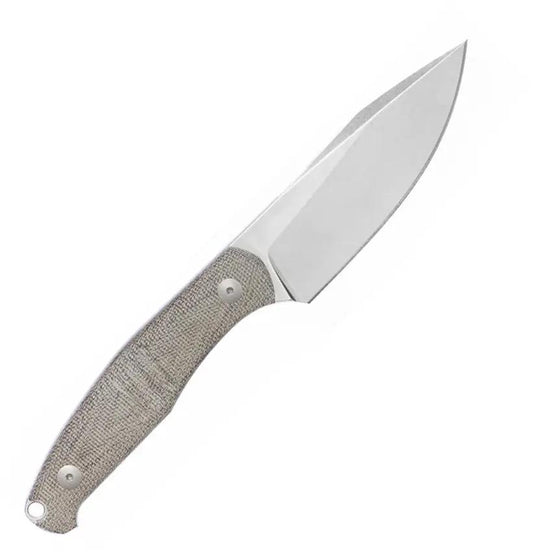 Giant Mouse GMF2 Scout Fixed Blade Knife N690 Blade Green Canvas Micarta Full Tang For Outdoorsmen by Giant Mouse
