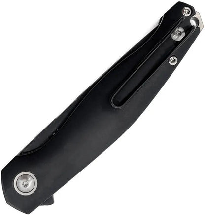 GiantMouse ACE Sonoma V2 Premium Liner Lock Knife With Black PVD Elmax Blade Titanium Handle For EDC Enthusiasts by Giant Mouse