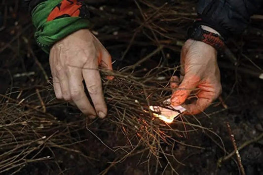 Go Prepared Survival Spartan Fire Multi-Use Tinder SF676 - Made in USA Waterproof Wind-Resistant, 12+ Fires Per Pack by Go Prepared Survival