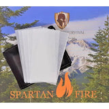 Go Prepared Survival Spartan Fire Multi-Use Tinder SF676 - Made in USA Waterproof Wind-Resistant, 12+ Fires Per Pack by Go Prepared Survival