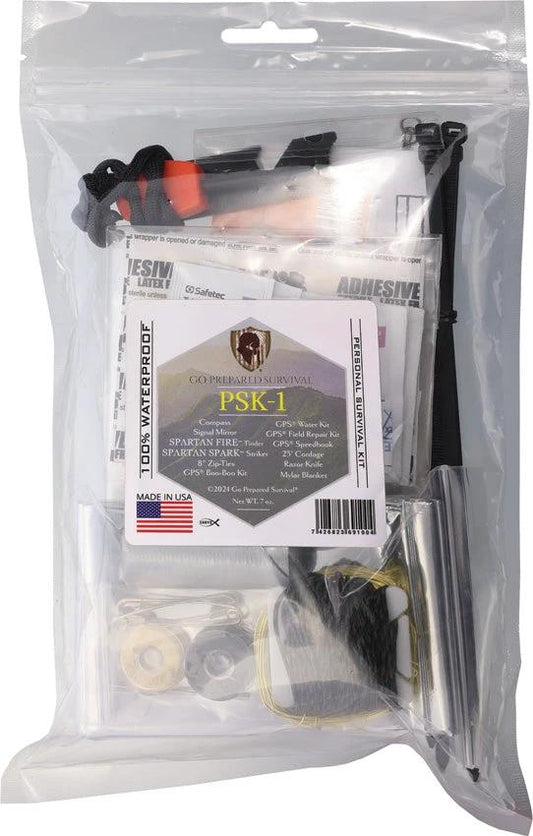Go Prepared Survival PSK-1 Personal Survival Kit PSK-1 by Go Prepared Survival