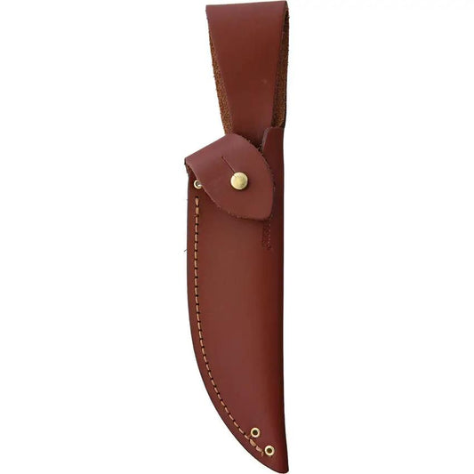 Grohmann Large Skinner Rosewood R100S - Satin Finish Stainless Skinner Blade Full Tang Lanyard Hole by Grohmann