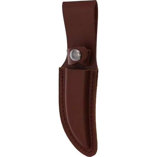 Grohmann Deep Woods Hunter R105S - Satin Finish Blade, Rosewood Handle, Brass Guard, Leather Belt Sheath by Grohmann