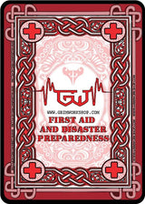 Grim Workshop Playing Cards First Aid GWAIDDEC by Grim Workshop