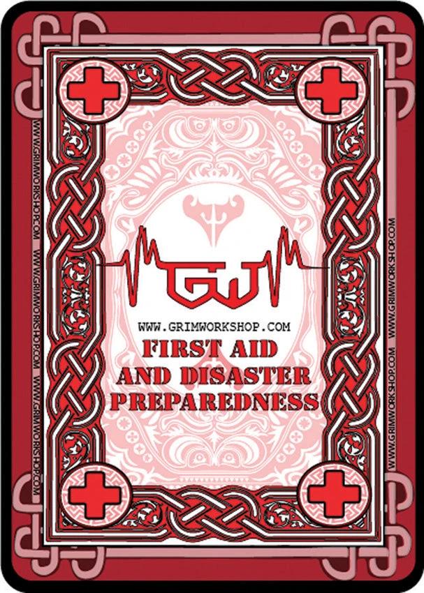 Grim Workshop Playing Cards First Aid GWAIDDEC by Grim Workshop