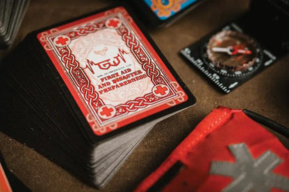 Grim Workshop Playing Cards First Aid - Essential Emergency Preparedness And Field Medicine Reference Deck by Grim Workshop